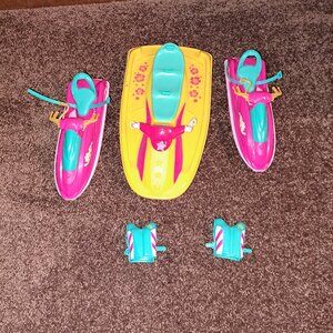 Vintage Barbie Fun on the Go Water Jet Ski Set Mattel